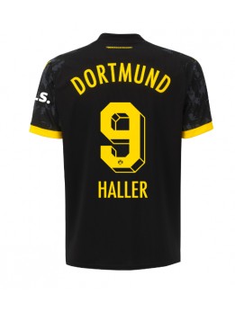 Billige Borussia Dortmund Sebastien Haller #9 Bortedrakt 2023-24 Kortermet
